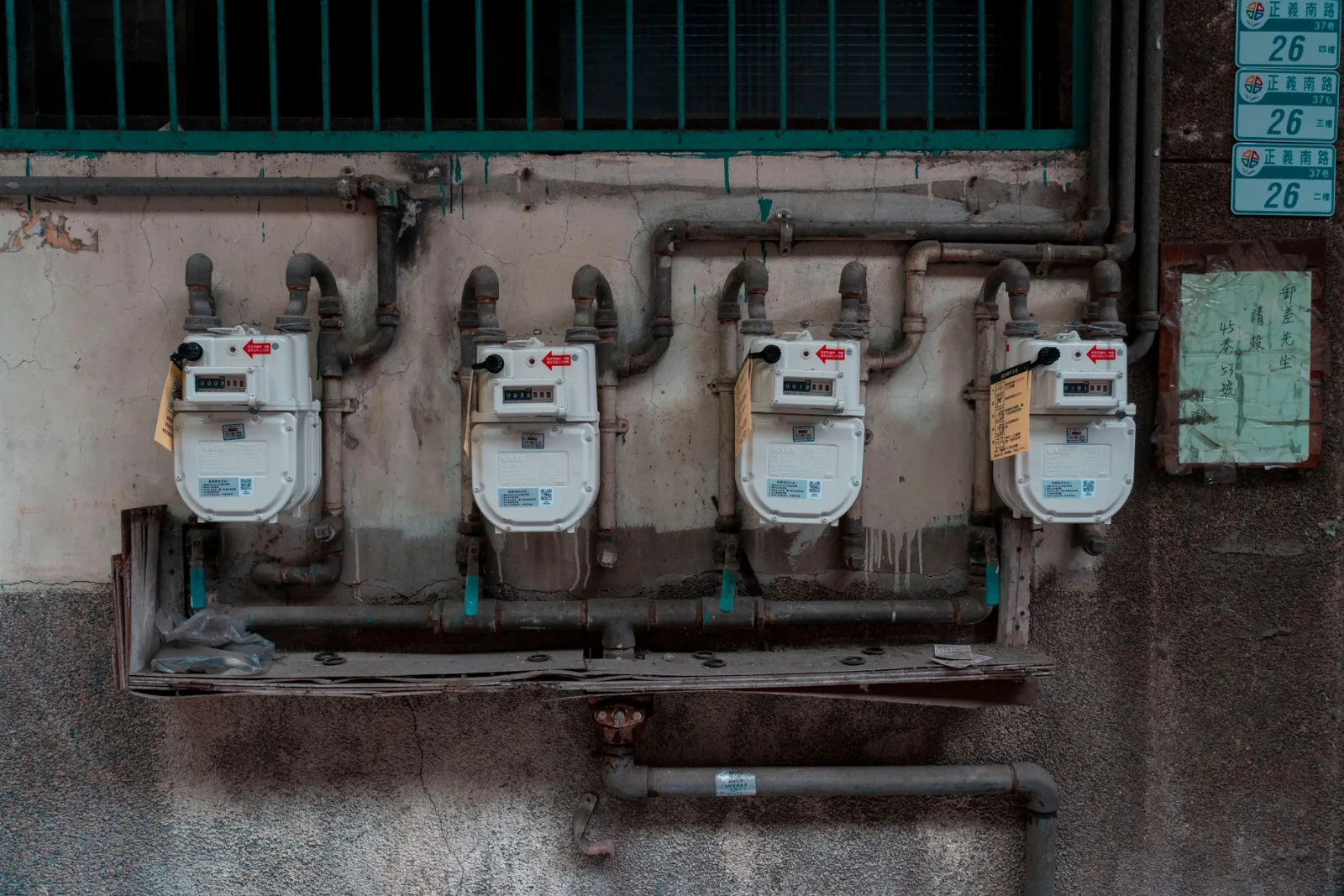 Mise en conformité d'une installation gaz — avant travaux