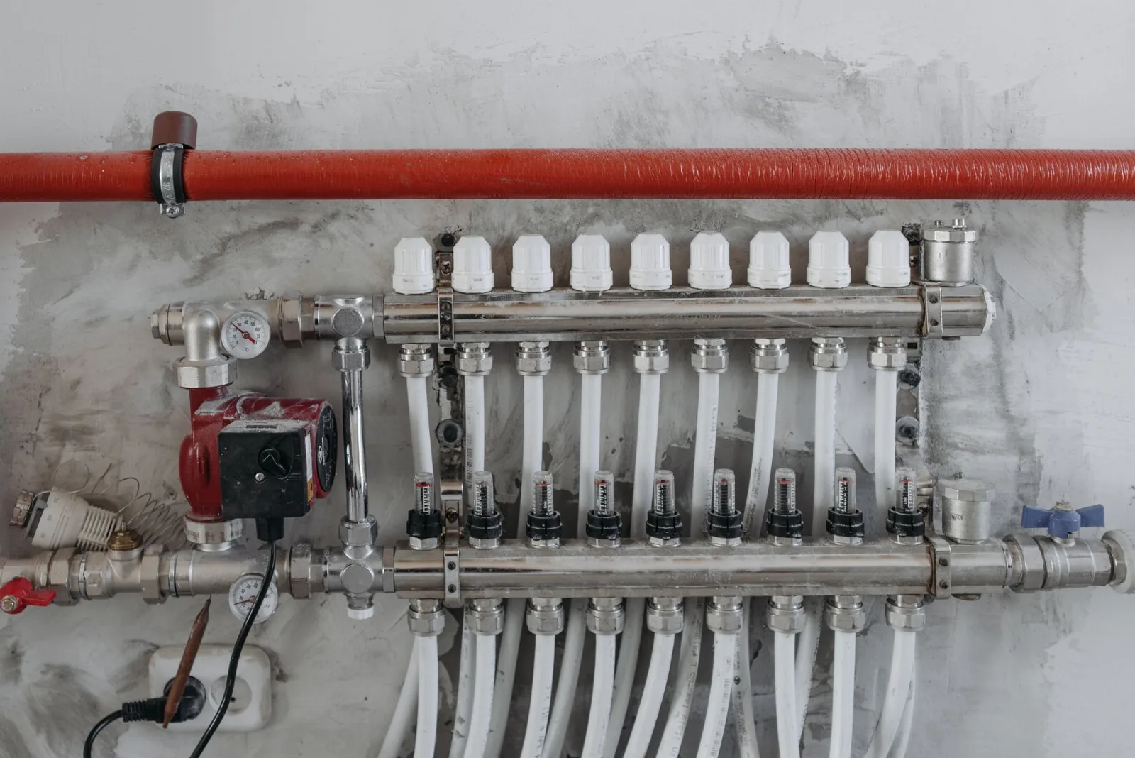 Plomberie complète d'une maison neuve — en cours